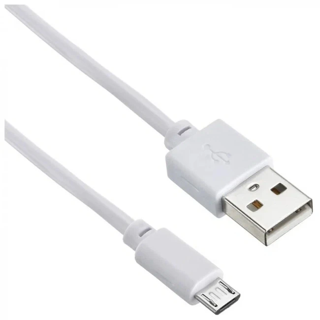 Кабель интерфейсный Digma MICROUSB-1.2M-WH USB Type A - USB Type B micro