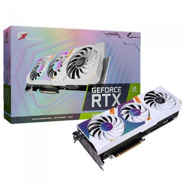 Видеокарта Colorful RTX3070 Ultra W OC LHR-V 8GB RTX 3070 Ultra W OC LHR-V (8 ГБ)