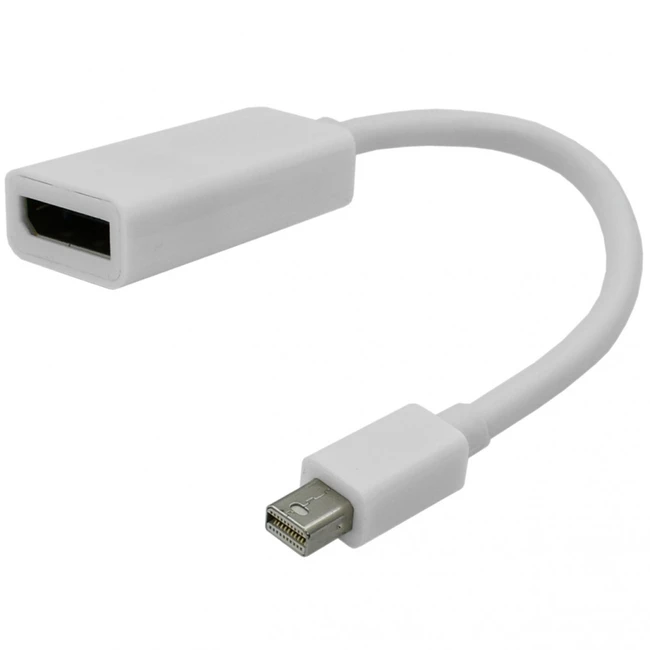 Аксессуар для ПК и Ноутбука Cablexpert miniDisplayPort - DisplayPort A-mDPM-DPF-001-W (Адаптер)