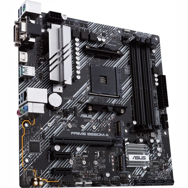 Материнская плата Asus PRIME B550M-A 90MB14I0-M0EAY0 Micro-ATX, AMD AM4