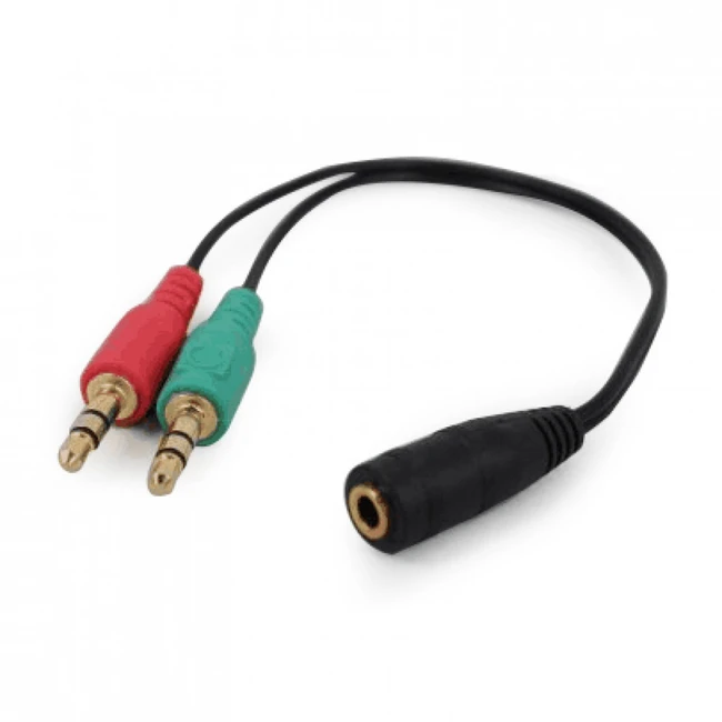 Кабель интерфейсный Cablexpert 2X3.5mm/m - 3.5mm/f CCA-418 MINI JACK 3.5 (output) - MINI JACK 3.5 (input) x2