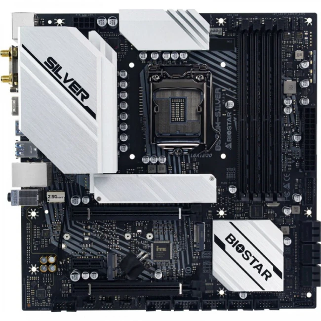 Материнская плата BIOSTAR B560M-SILVER (Micro-ATX, LGA 1200)
