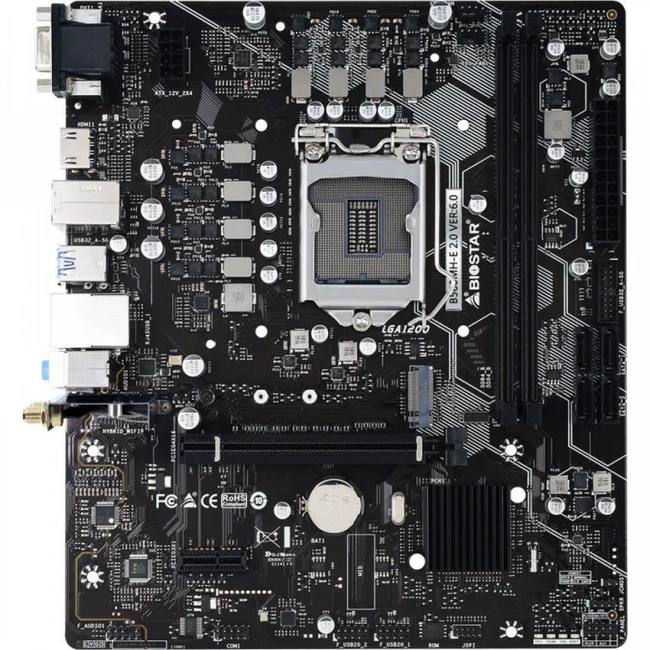 Материнская плата BIOSTAR B560MH-E 2.0 (Micro-ATX, LGA 1200)