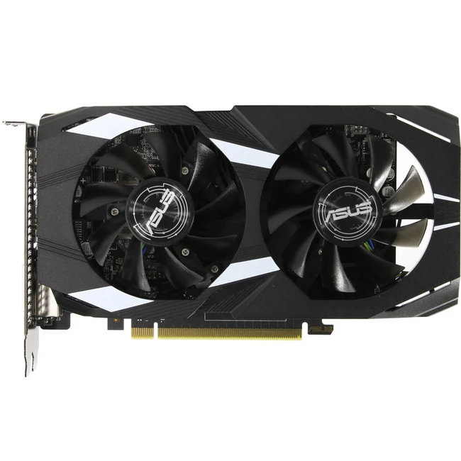 Видеокарта Asus GeForce GTX1050 2GB 128bit DUAL-GTX1050-2G-V2 (2 ГБ)