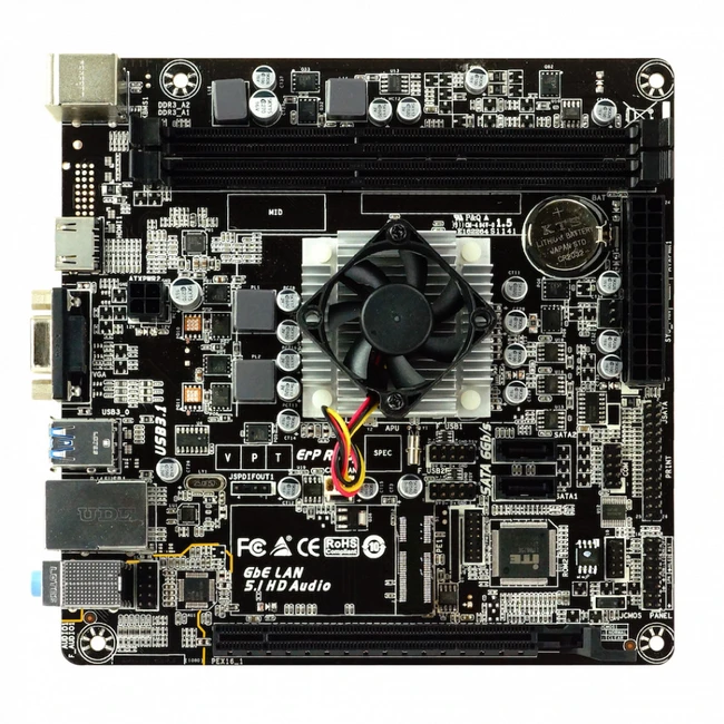 Материнская плата BIOSTAR A68N-5600E Mini-ITX, С интегрированным процессором