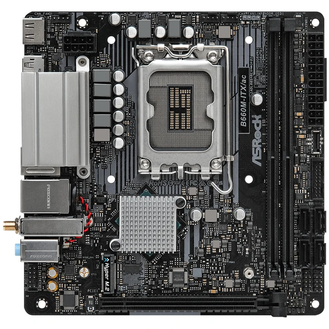 Материнская плата ASRock B660M-ITX/AC (Mini-ITX, LGA 1700)