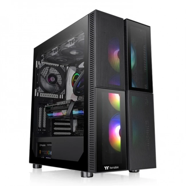 Корпус Thermaltake Versa T26 TG ARGB CA-1W1-00M1WN-01 (Игровые, Mid-Tower)