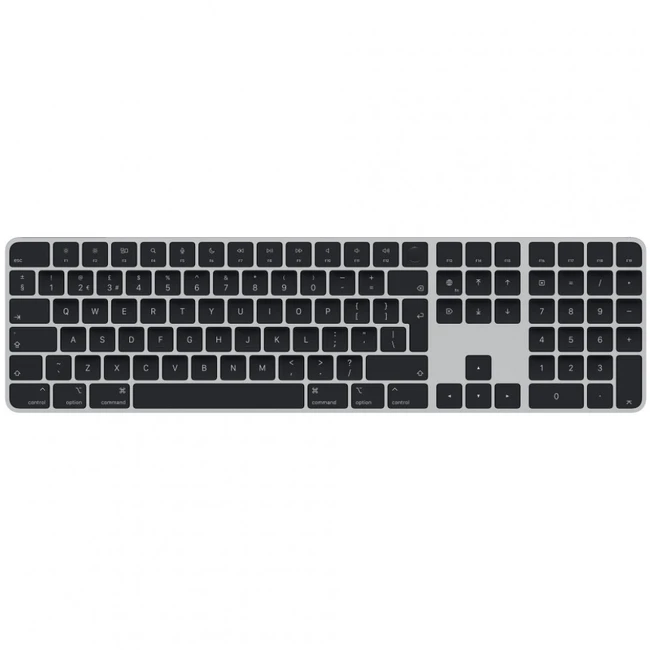 Клавиатура Apple Magic Keyboard with Touch ID and Numeric Keypad for Mac models with Apple silicon - Black Keys - Russian MMMR3RS/A (Беспроводная, Bluetooth)