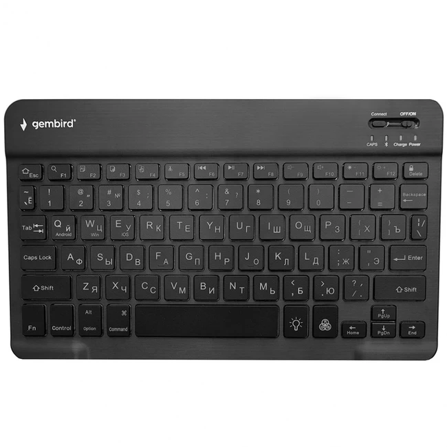 Клавиатура Gembird KBW-4 (Беспроводная, Bluetooth)