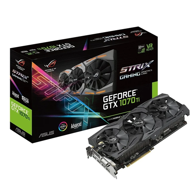 Видеокарта Asus ROG-STRIX-GTX1070TI-8G-GAMING (8 ГБ)