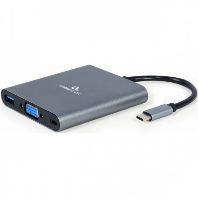 Cablexpert USB Type-C 6-in-1 multi-port adapter A-CM-COMBO6-01
