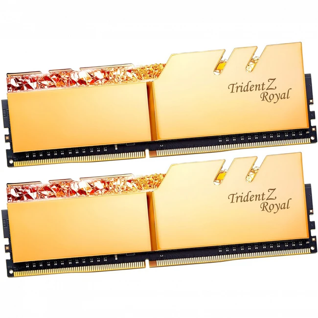 ОЗУ G.Skill Z Royal F4-3200C16D-16GTRG DIMM, DDR4, 16 Гб (2 х 8 Гб), 3200 МГц