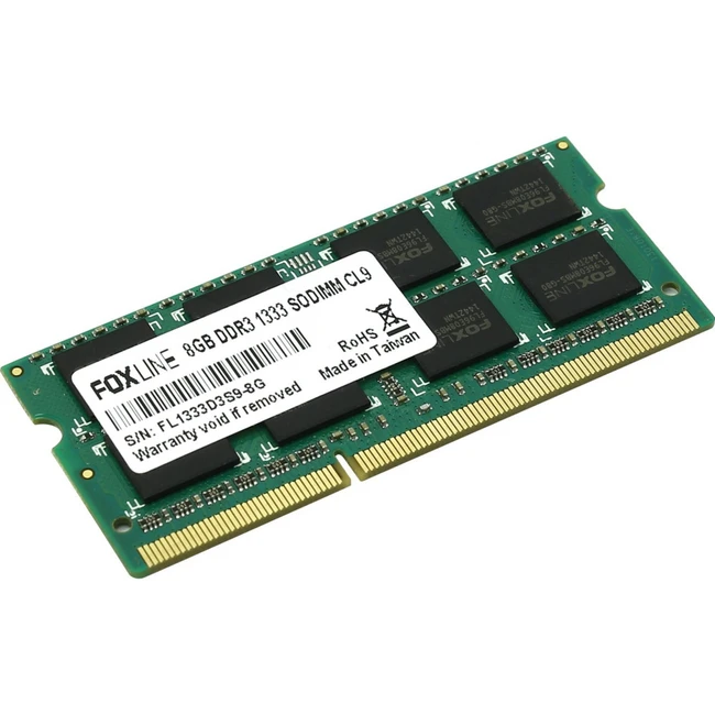 ОЗУ Foxline SODIMM 4GB 1600 DDR3 FL1600D3S11S1-4G (SO-DIMM, DDR3, 4 Гб, 1600 МГц)