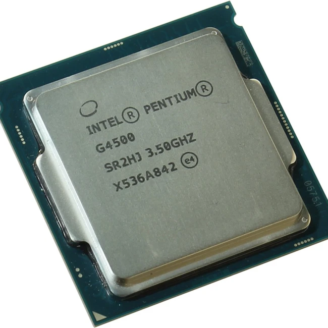 Процессор Intel Pentium G4500 tray CM8066201927319SR2HJ (2, 3.5 ГГц, 3 МБ)