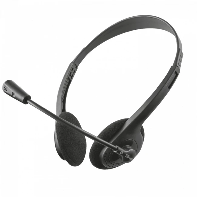 Наушники Trust Primo Chat черный 8713439216653