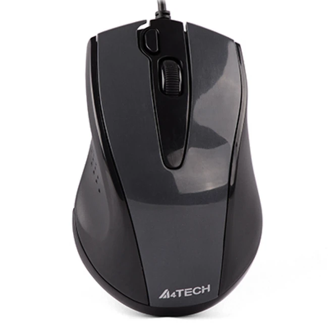 Мышь A4Tech N-500FS N-500FS-GLOSSY-GRAY (Бюджетная, Проводная)