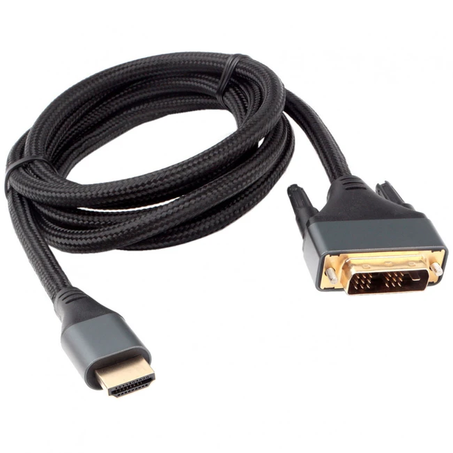Кабель интерфейсный Cablexpert (1.8м) CC-HDMI-DVI-4K-6 HDMI - DVI
