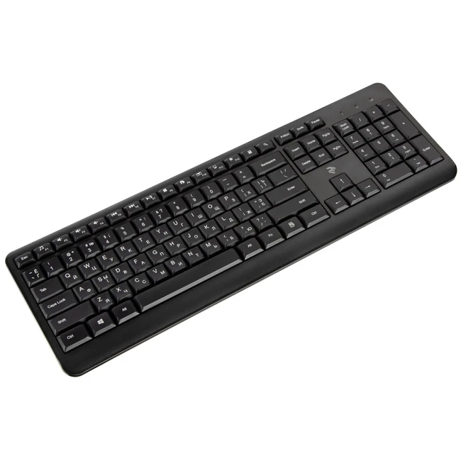 Клавиатура 2E KS220 WL Black 2E-KS220WB (Беспроводная, USB)