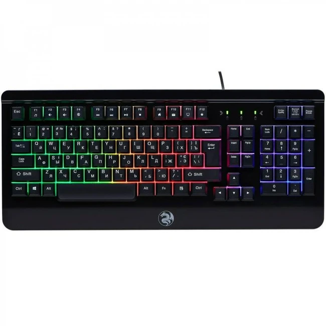 Клавиатура 2E Gaming KG320 LED USB Black Ukr 2E-KG320UB (Проводная, USB)