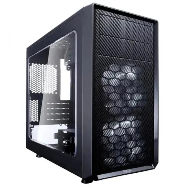 Корпус FRACTAL DESIGN FOCUS G MINI Window FD-CA-FOCUS-MINI-BK-W (Бюджетные, Mini-Tower)