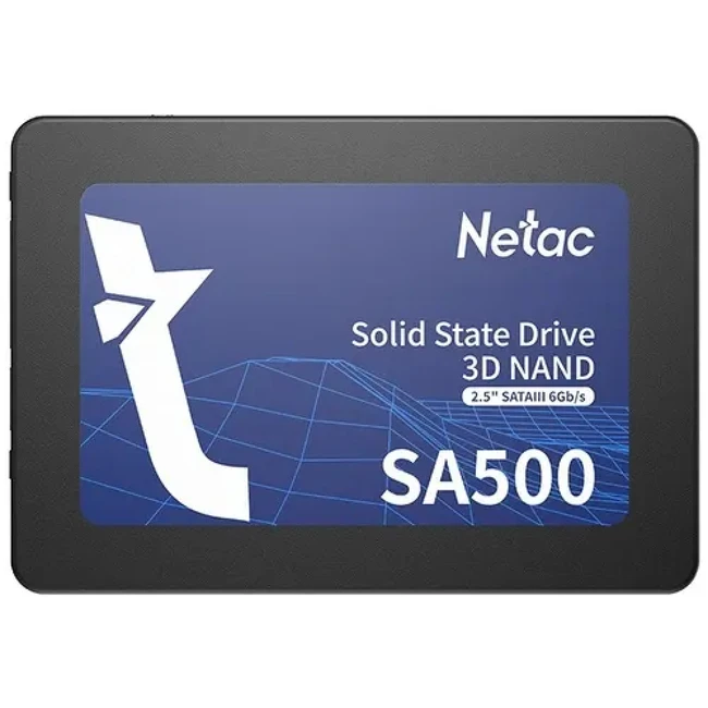 Внутренний накопитель Netac SA500 [NT01SA500-1T0-S3X] SSD (твердотельные), 1 ТБ, 2.5 дюйма, SATA