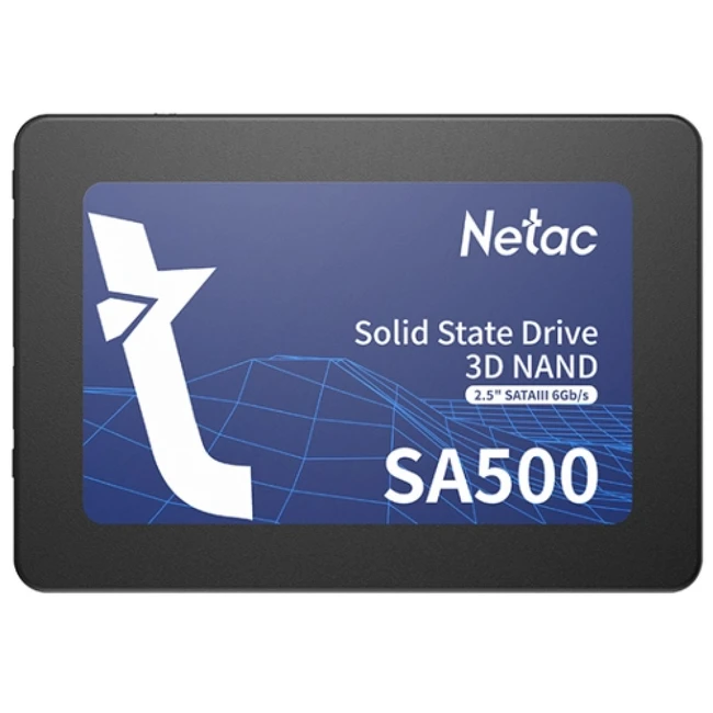 Внутренний жесткий диск Netac SA500 [NT01SA500-128-S3X] (SSD (твердотельные), 128 ГБ, 2.5 дюйма, SATA)