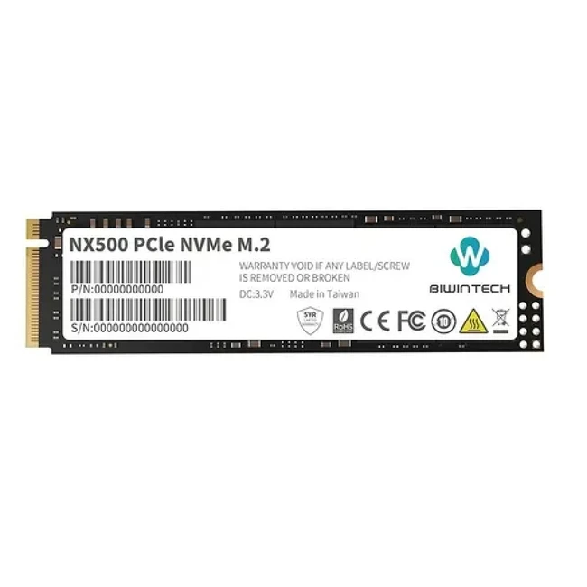 Жесткий диск BiwinTech NX500 82P1B9#G SSD (твердотельные), 512 ГБ, M.2, PCIe