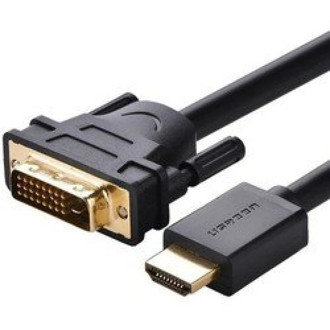 Кабель интерфейсный UGREEN HD106 HDMI to DVI Cable 3m 10136 (HDMI - DVI)