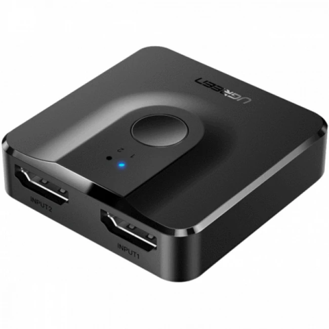 Аксессуар для ПК и Ноутбука UGREEN CM217 2 In 1 Out HDMI Switcher 4K 60Hz 50966 (Адаптер)