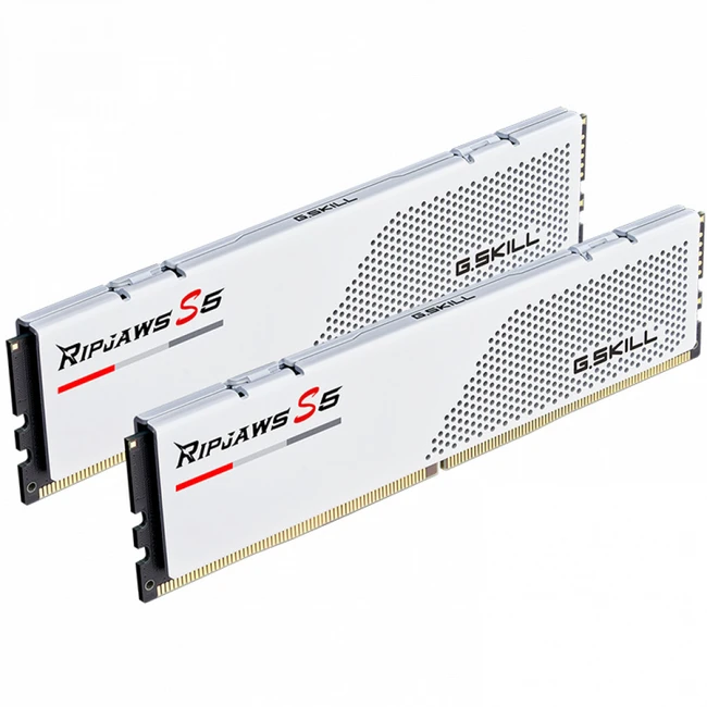 ОЗУ G.Skill RipJaws S5 F5-5200J4040A16GX2-RS5W (DIMM, DDR5, 32 Гб (2 х 16 Гб), 5200 МГц)