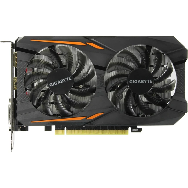 Видеокарта Gigabyte NVidia GeForce GTX 1050, 2Gb GDDR5/128-bit GV-N1050OC-2GD