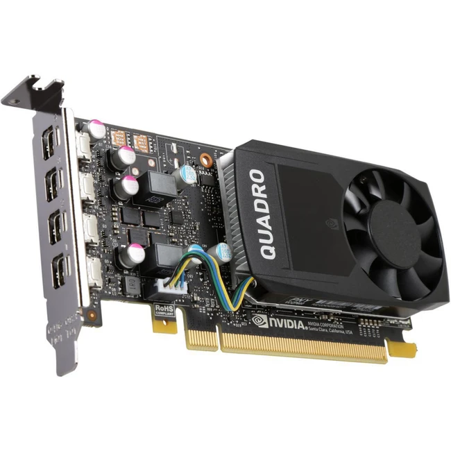 Видеокарта PNY NVIDIA Quadro P600 2 GB VCQP600DVI-PB (2 ГБ)