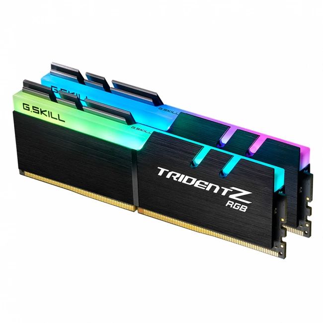 ОЗУ G.Skill Trident Z RGB (AMD) F4-3200C16D-32GTZRX (DIMM, DDR4, 32 Гб (2 х 16 Гб), 3200 МГц)
