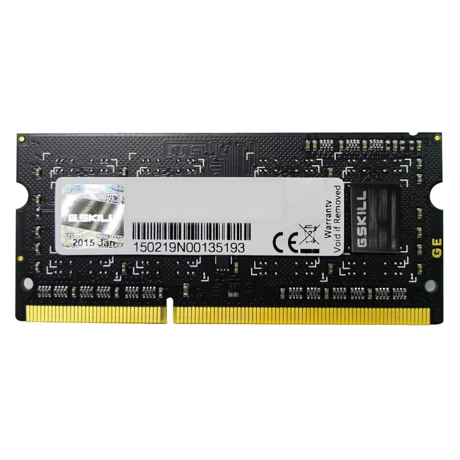 ОЗУ G.Skill 8 GB F3-1600C11S-8GSQ (SO-DIMM, DDR3, 8 Гб, 1600 МГц)