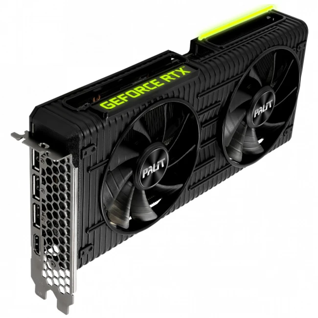 Видеокарта Palit nVidia GeForce RTX 3060TI DUAL OC 8G LHR RTL NE6306TS19P2-190AD_V1 (8 ГБ)
