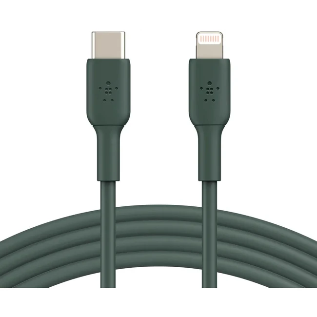 Кабель интерфейсный Belkin Lightning - USB-С green (1m) CAA003BT1MMG (USB Type C - Lightning (8pin))