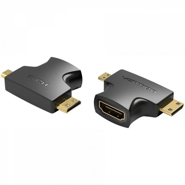 Кабель интерфейсный Vention AGFB0 HDMI - HDMI Micro - HDMI Mini