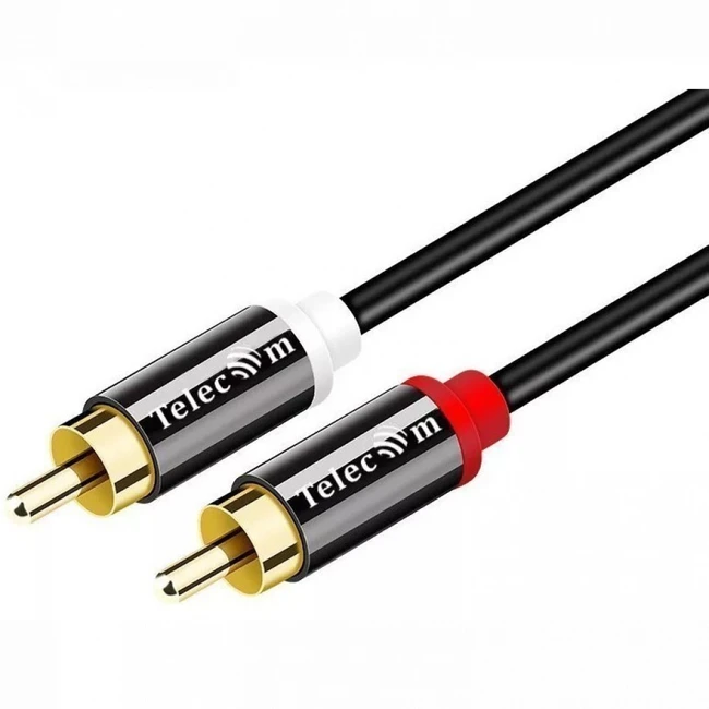 Кабель интерфейсный VCOM TAV7158M-1.5M RCA - RCA
