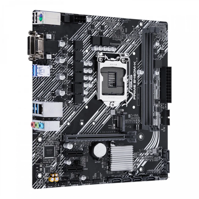 Материнская плата Asus PRIME B460M-K 90MB1400-M0EAY0 (Mini-ATX, LGA 1200)
