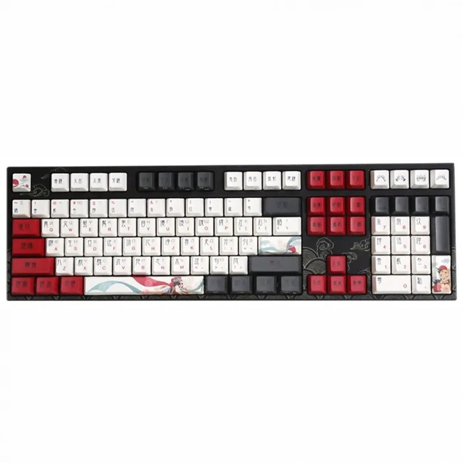 Клавиатура Varmilo Beijing Opera, VPM108, Varmilo EC V2 Rose, Wired, Gaming, Black, USB 335474 Проводная, USB