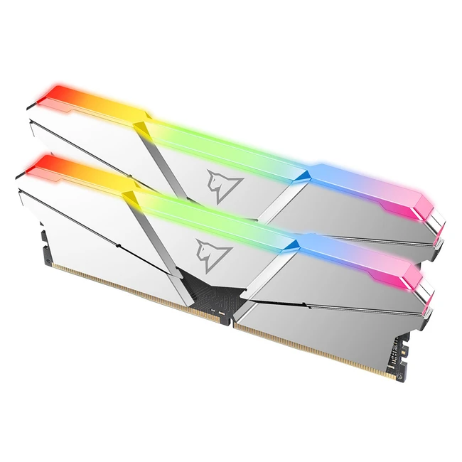 ОЗУ Netac Shadow RGB RTL NTSRD4P32DP-16S (DIMM, DDR4, 16 Гб (2 х 8 Гб), 3200 МГц)