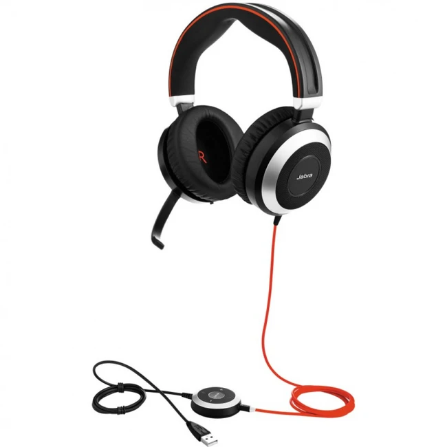 Наушники Jabra EVOLVE 80 MS Stereo USB & Jack 3.5 7899-823-109
