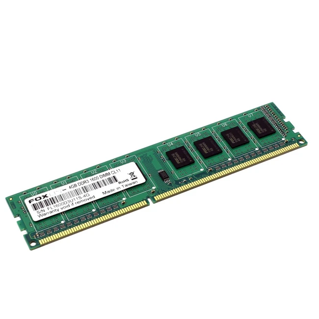 ОЗУ Foxline DIMM 4GB 1600 DDR3 CL11 FL1600D3U11S-4G DIMM, DDR3, 4 Гб, 1600 МГц