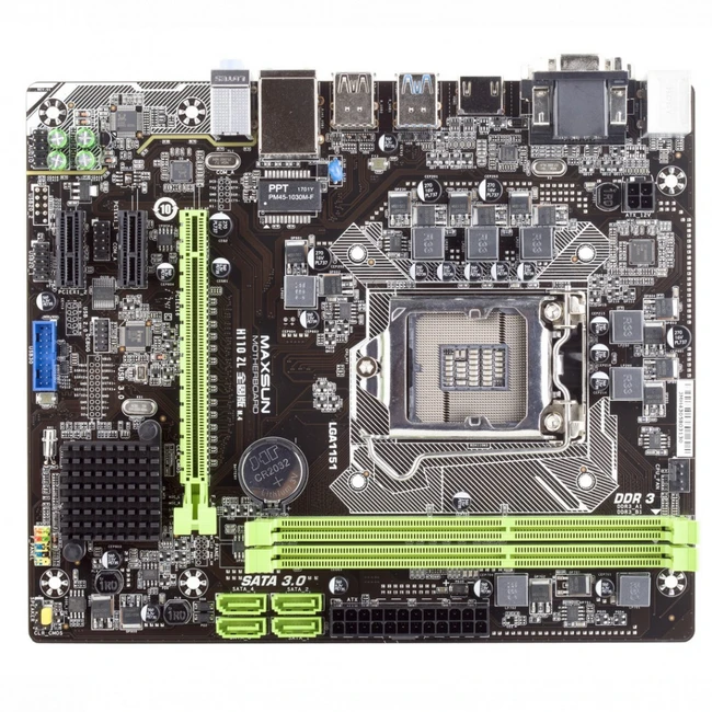 Материнская плата Maxsun MS-H110ZL (Micro-ATX, LGA 1151)