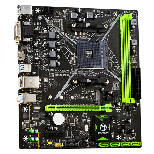 Материнская плата Maxsun  MS-CHALLENGER A320M MS-A320M (Micro-ATX, AMD AM4)