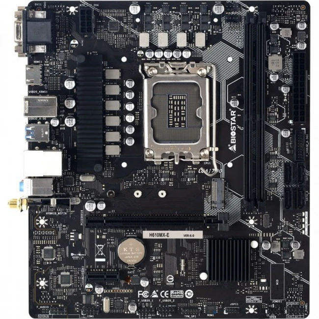 Материнская плата BIOSTAR ENH610MXE (Micro-ATX, LGA 1700)