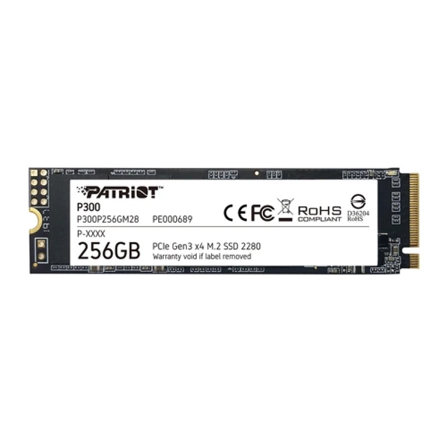 Внутренний жесткий диск Patriot P300 PE000689 (SSD (твердотельные), 256 ГБ, M.2, PCIe)