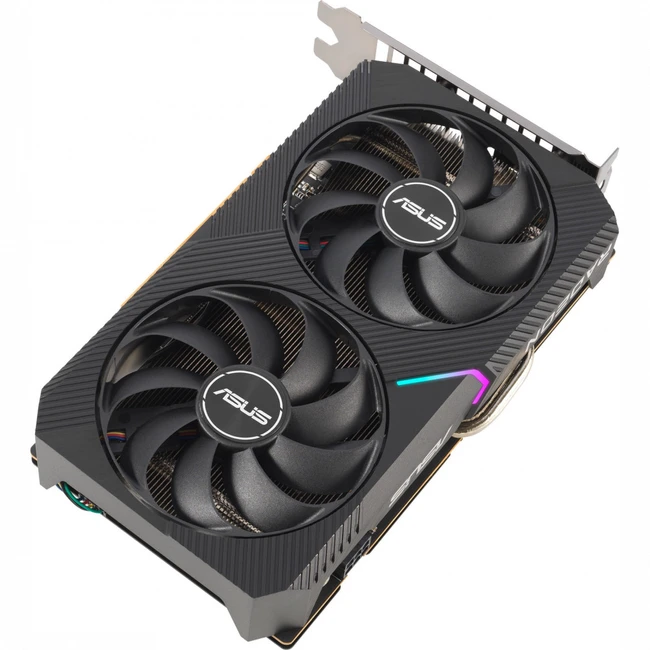 Видеокарта Asus DUAL-RX6500XT-O4G 90YV0HA1-M0NA00 (4 ГБ)