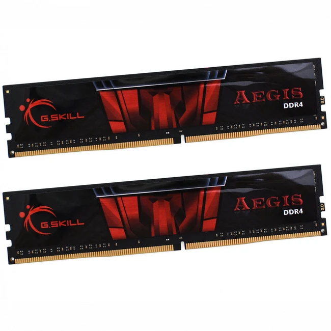ОЗУ G.Skill Aegis F4-3200C16D-32GIS (DIMM, DDR4, 32 Гб (2 х 16 Гб), 3200 МГц)