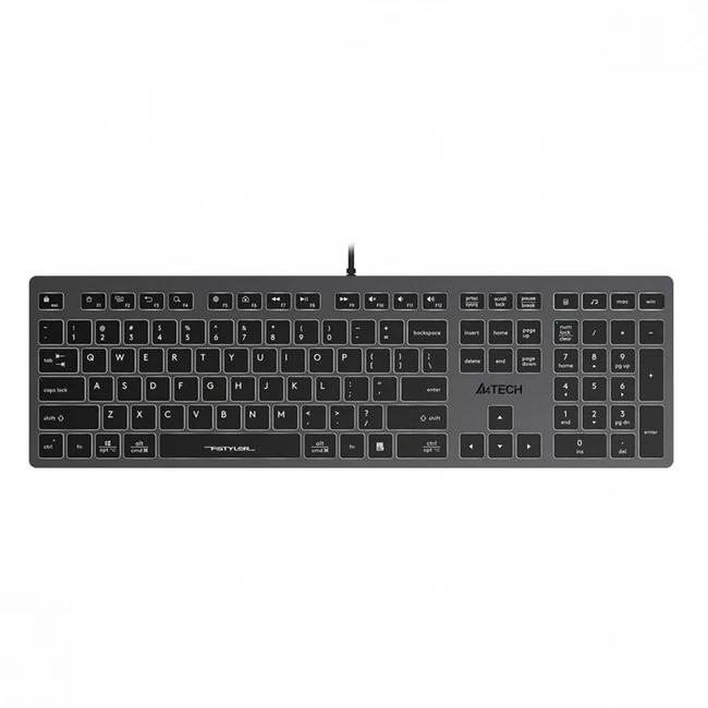Клавиатура A4Tech Fstyler FX60 FX60 GREY / WHITE Проводная, USB